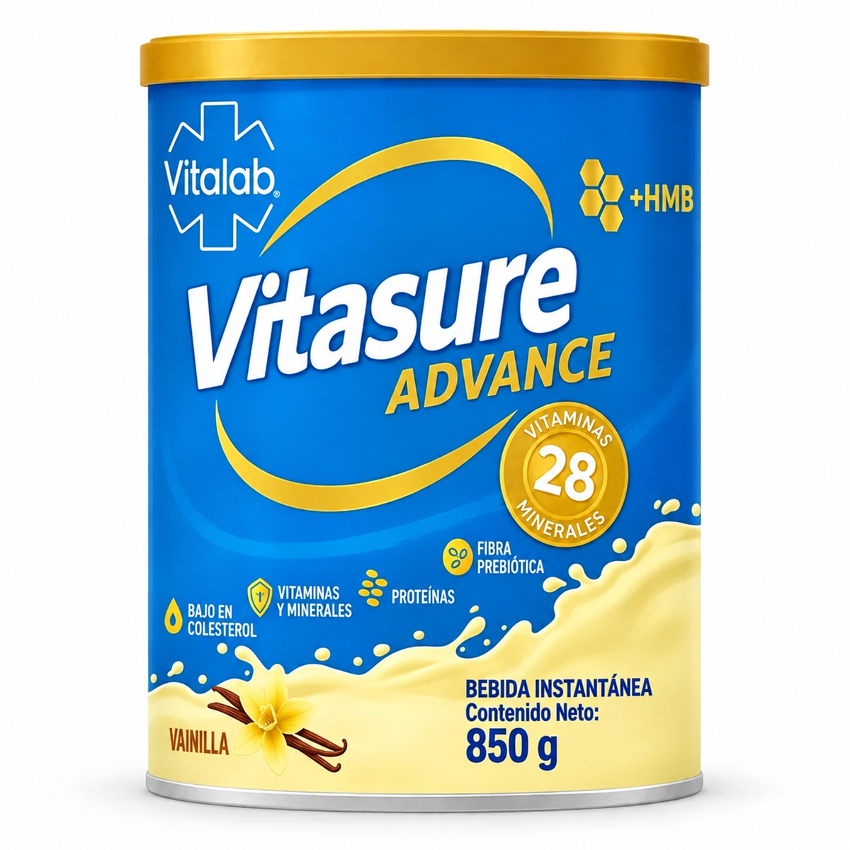 Vitasure Advance Vainilla Vitalab 850 g