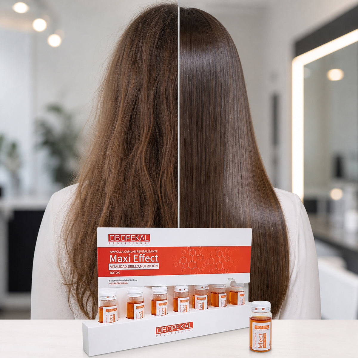 Ampolla Capilar Obopekal Revitalizante Botox Caja 6 Un de 30 ml