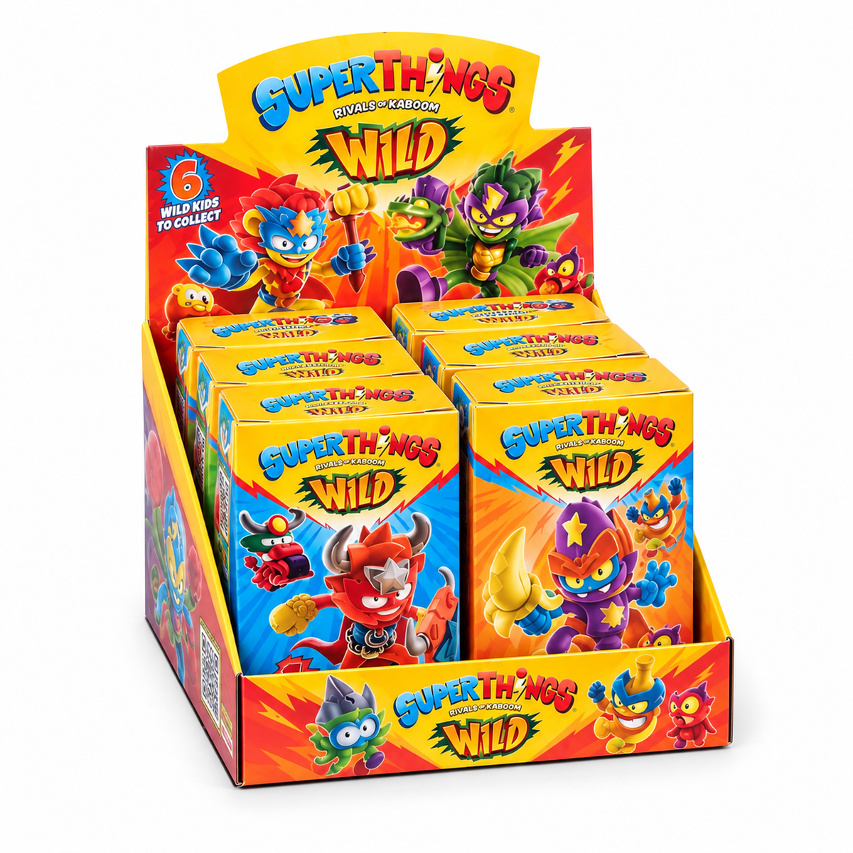 Super Zings Wild Kid Pack x6