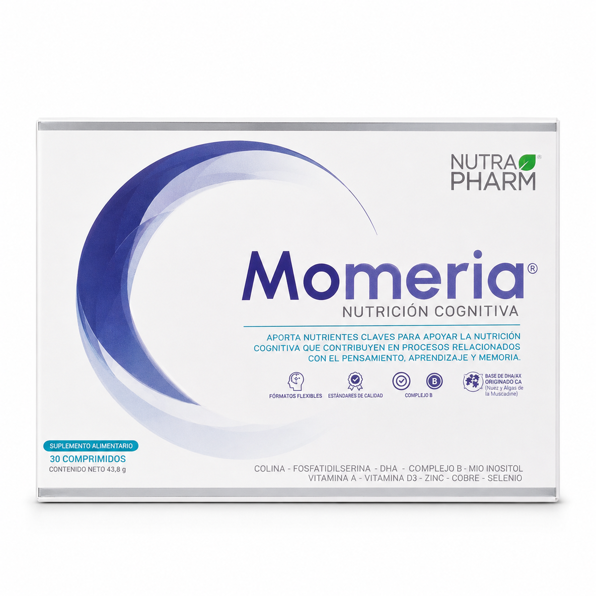 Momeria Nutrición Cognitiva NutraPharm 60 Comp