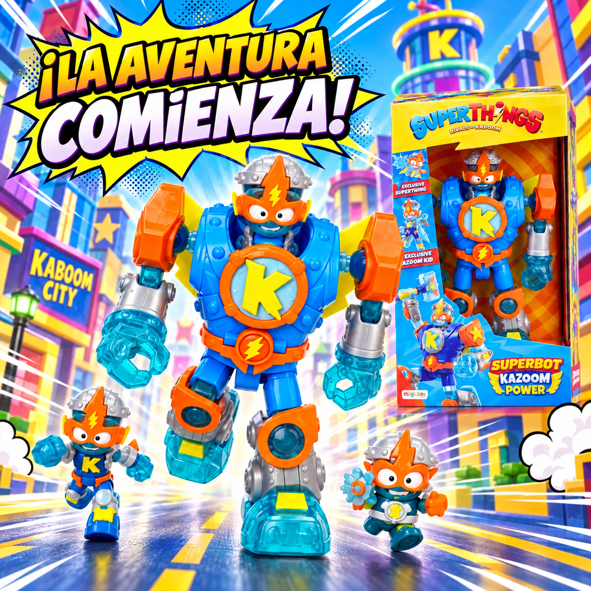 Super zings Superbot Kazoom Power