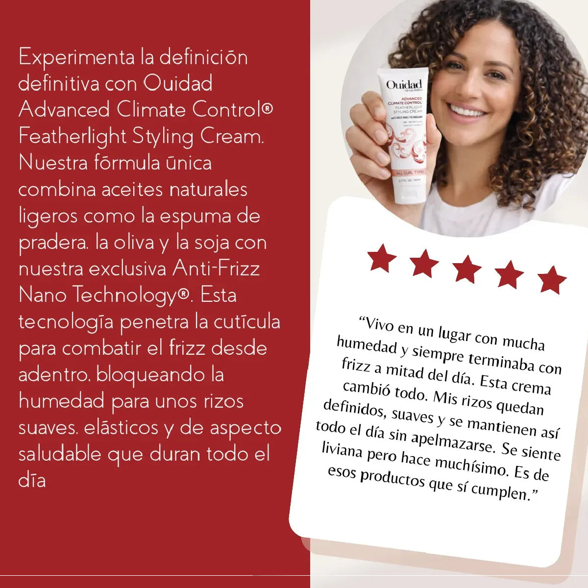 Crema Modeladora Advanced Climate Travel 60ml Ouidad