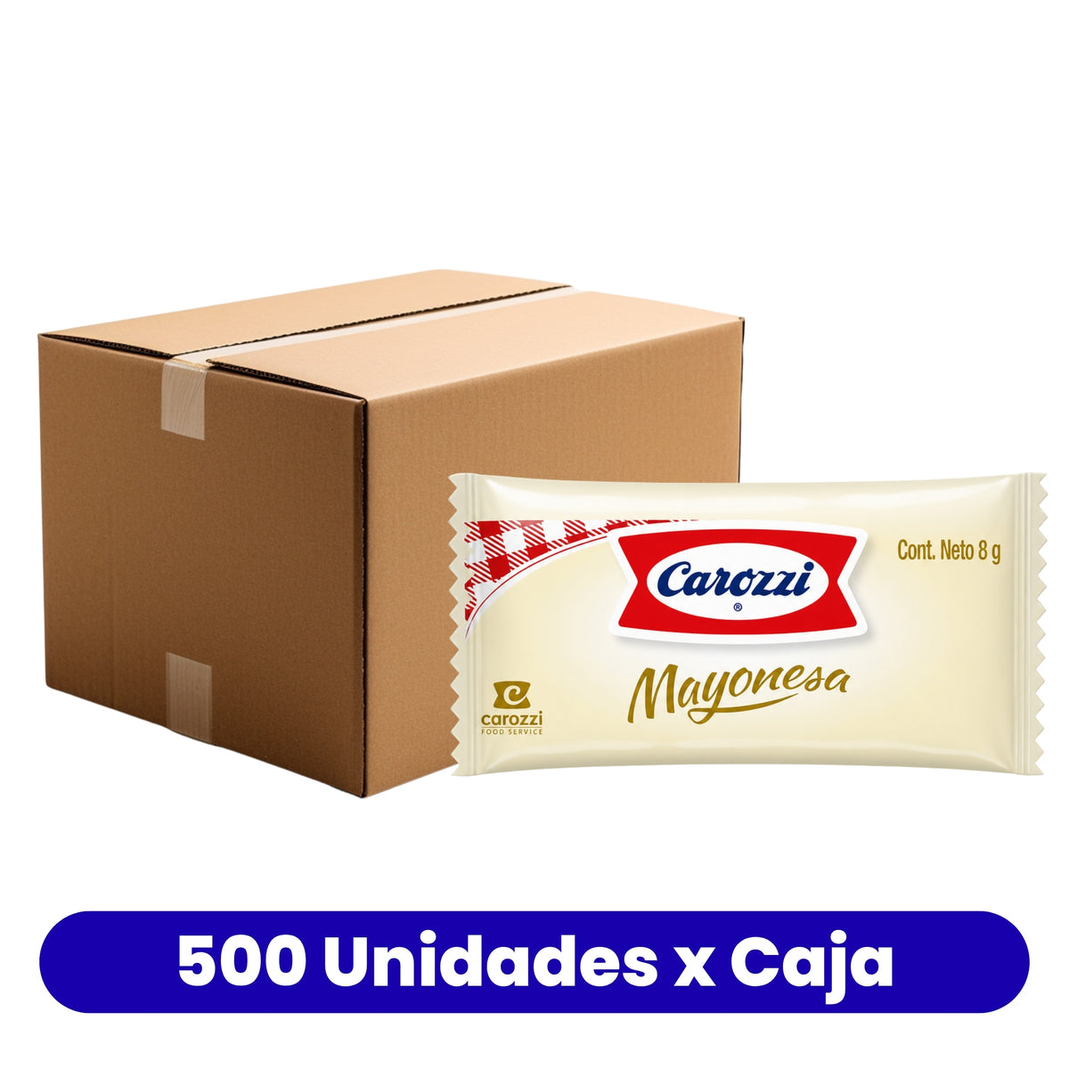 Sachet Mayonesa Carozzi 500 Un