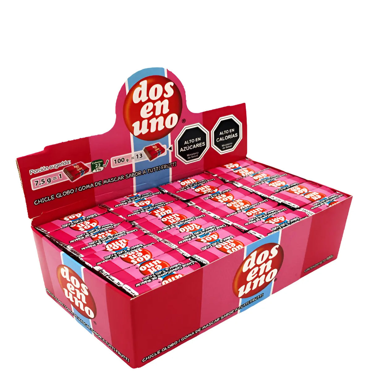 Chicle Dos En Uno Tutti Frutti 64 Un