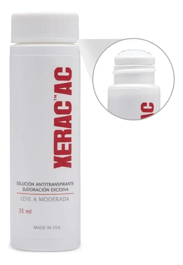Solución Antitranspirante Hiperhidrosis Xerac Sin Fragancia 35 ml