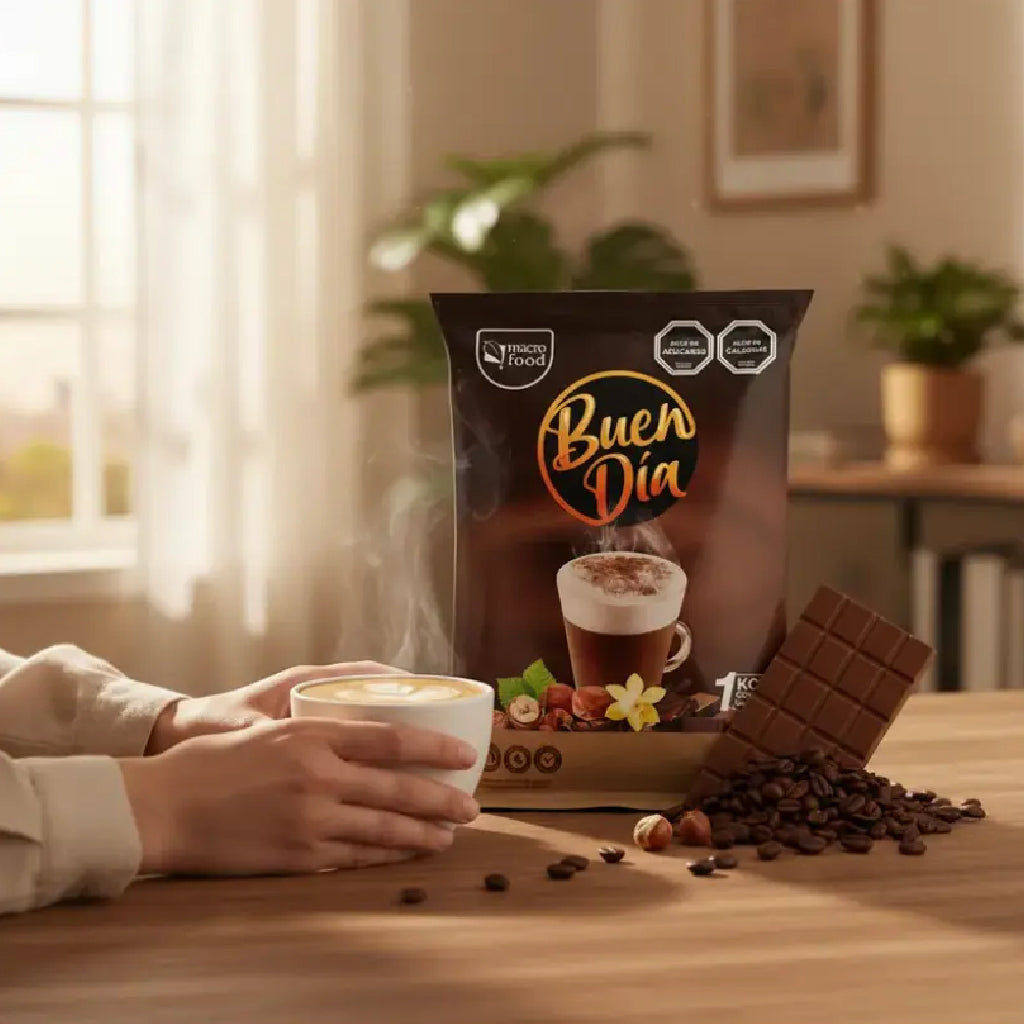 Café Instantáneo para Máquina Ventus y y Vending Buen Día Sabor Capuccino Toffee 1 Kg
