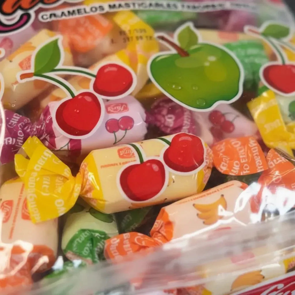 Caramelos Masticables Sabores Frutales Fruna 500 g