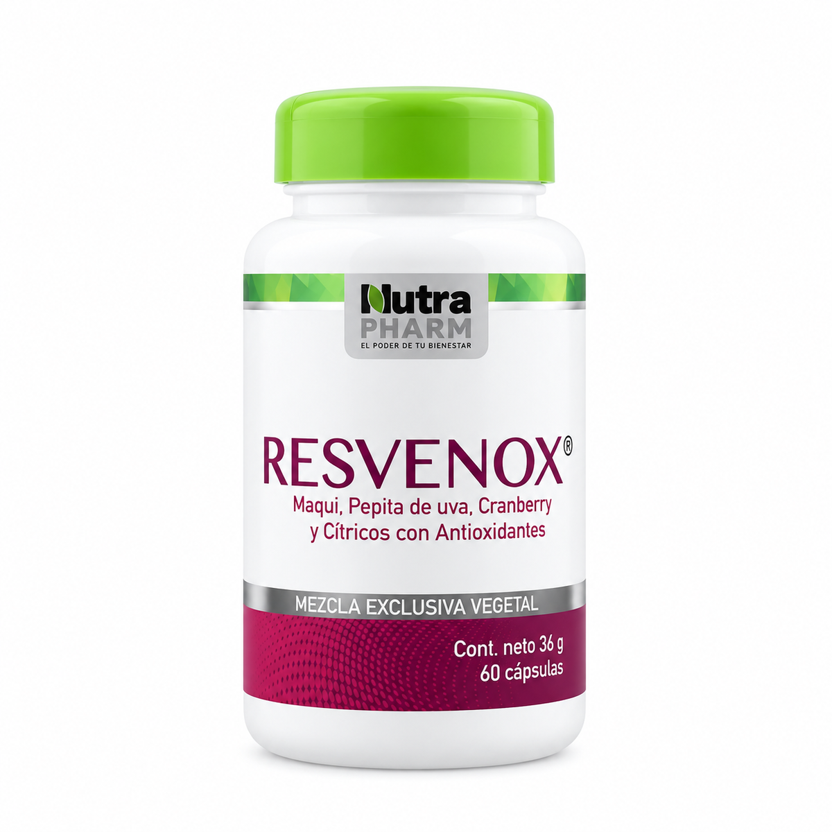 Resvenox Nutrapharm 60 Cáps