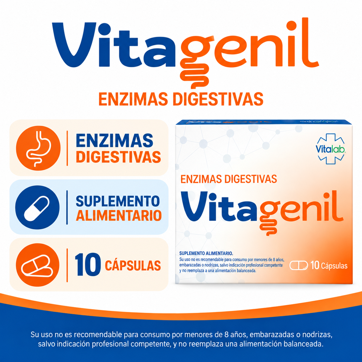 Vitagenil Vitalab 10 Cáps