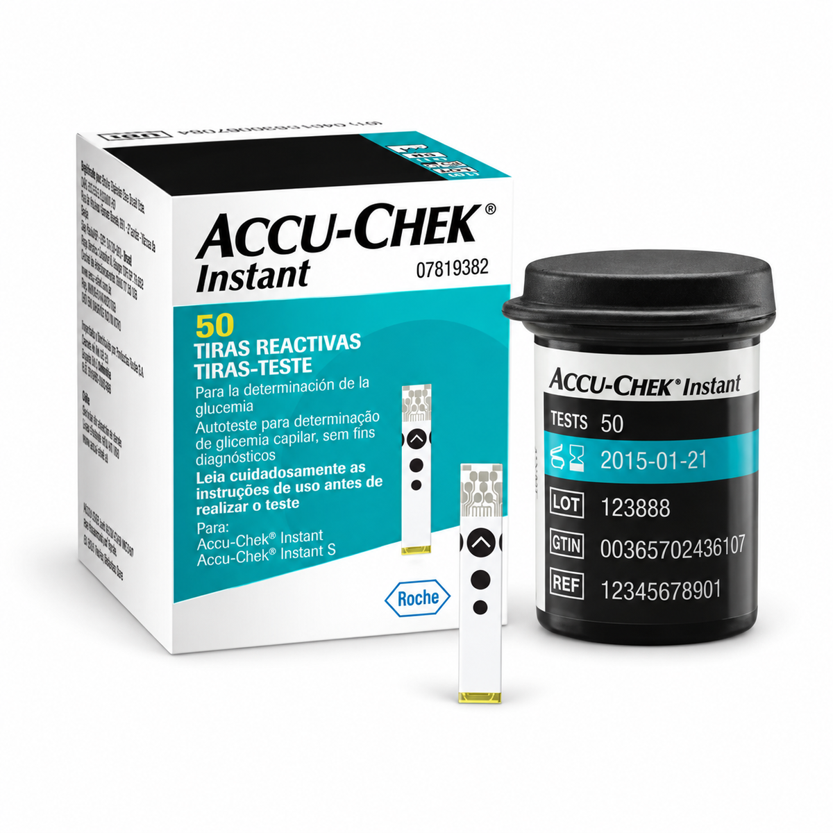 Tiras Reactivas Accu-Chek Instant 50 Un