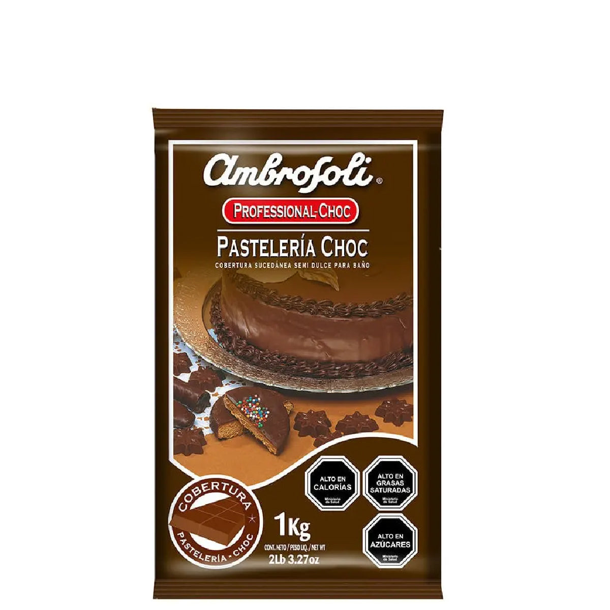 Cobertura de Chocolate Pastelería Ambrosoli 1 Kg