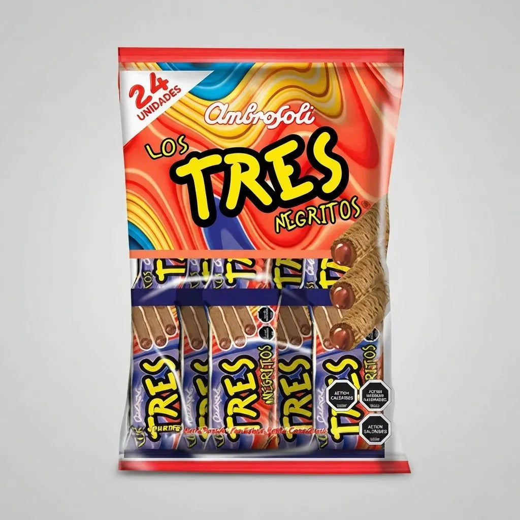 Galleta Los Tres Negritos Ambrosoli 24 Un