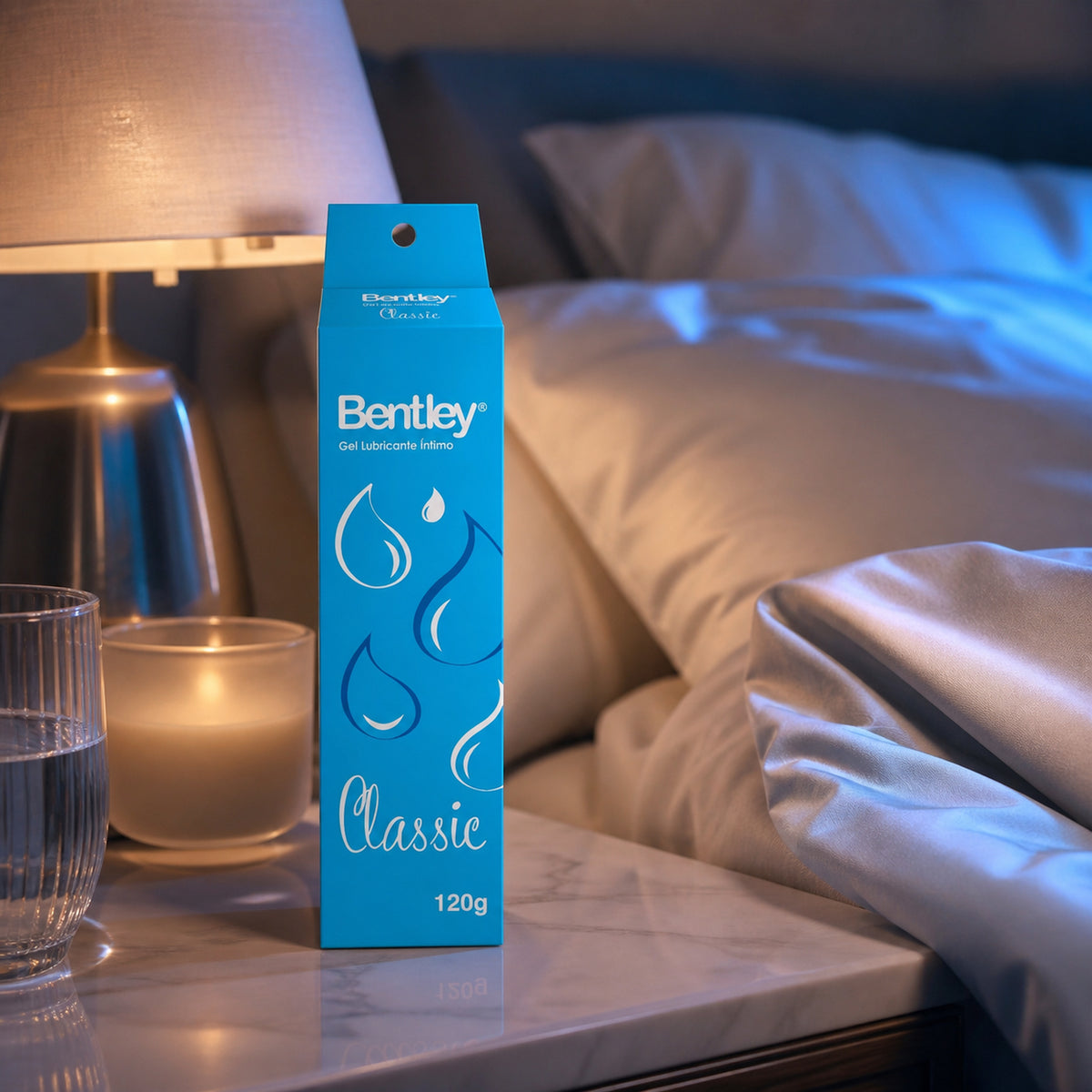 Gel Lubricante Íntimo Classic Base Agua Bentley 120 g