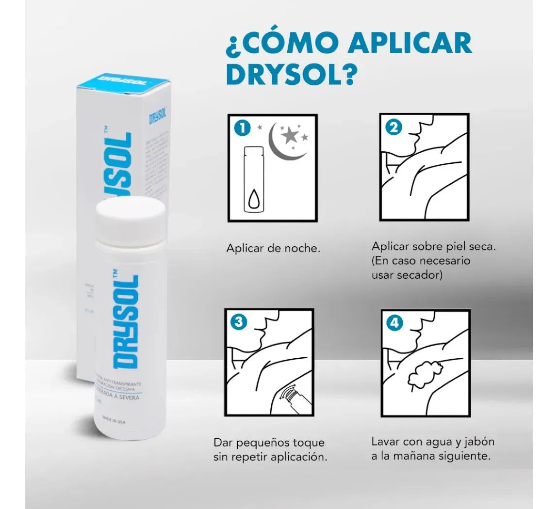 Solución Antitranspirante Hiperhidrosis Drysol 35 ml