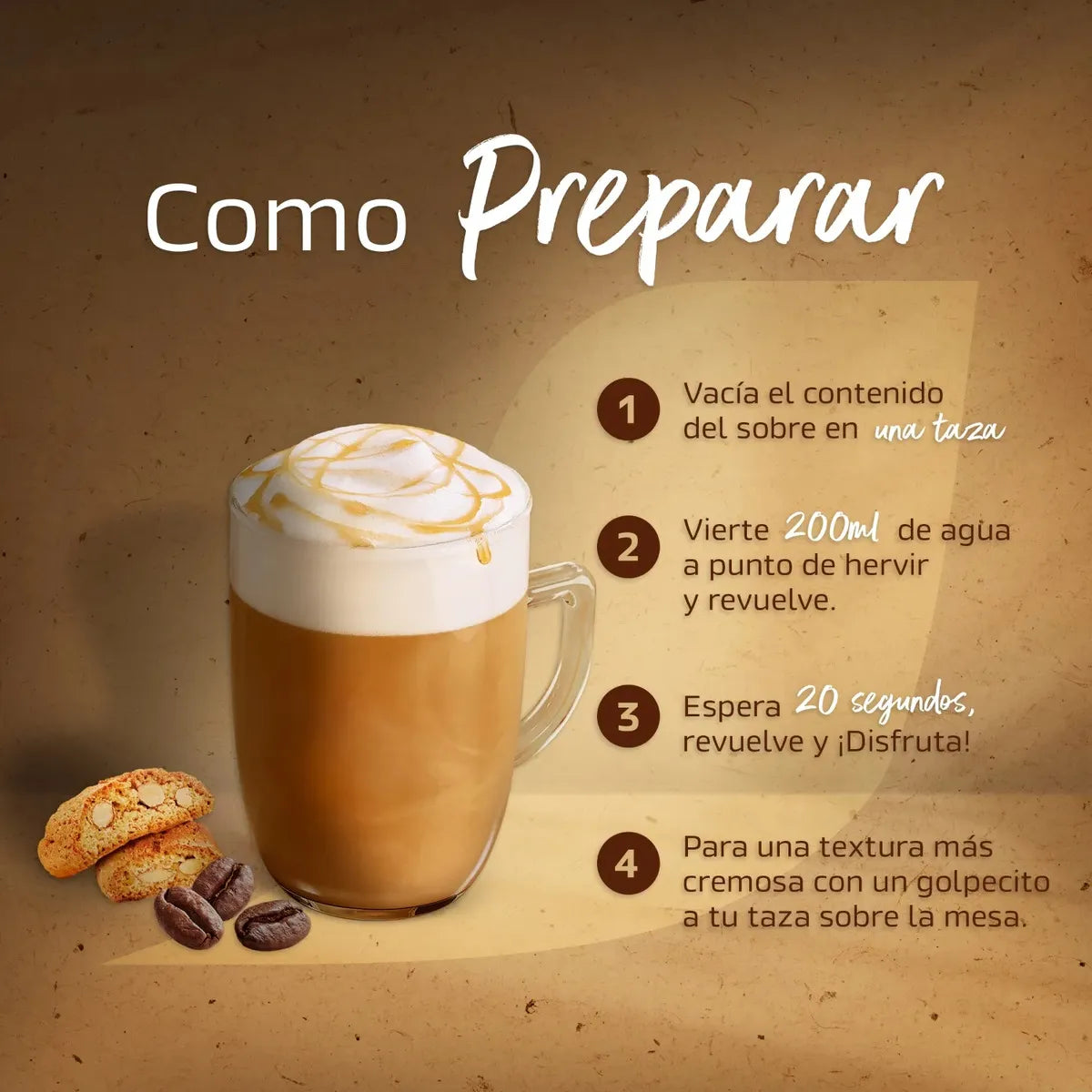 Café Instantáneo Nescafé Vainilla Latte 8 Un de 18 g