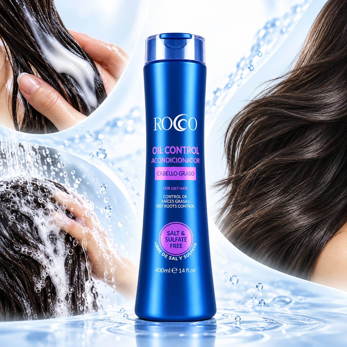 Acondicionador para Cabello Graso Rocco Oil Control 400 ml