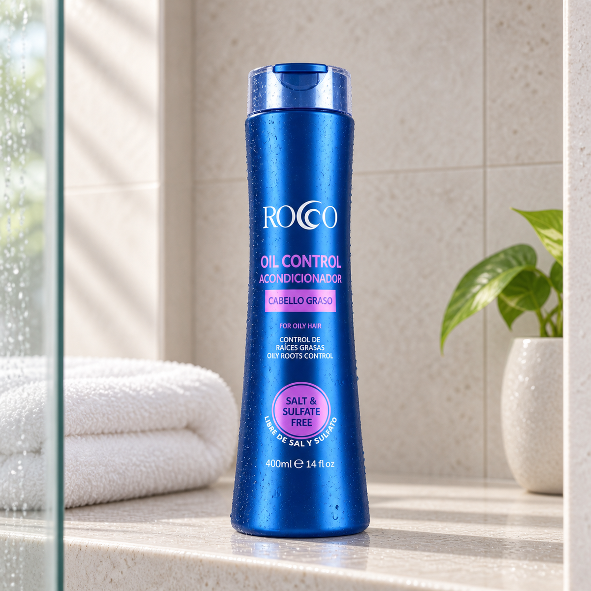 Acondicionador para Cabello Graso Rocco Oil Control 400 ml
