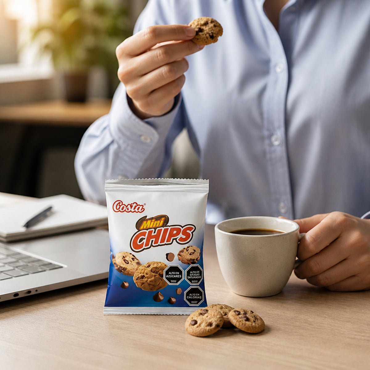Galleta Mini Choco Chips Costa 30 Un