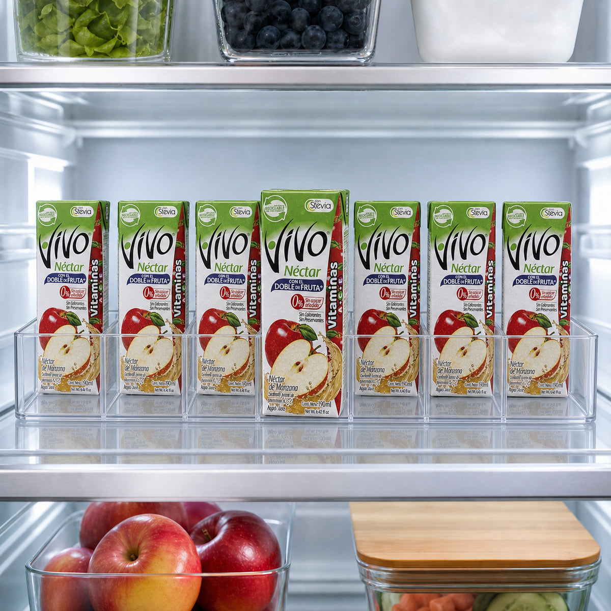 Néctar de Manzana Vivo Caja 24 Un de 190 ml