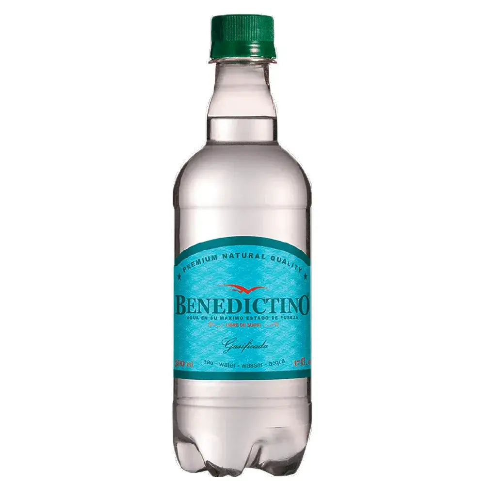 Pack x12 Agua Mineral Benedictino Con Gas 500 ml.