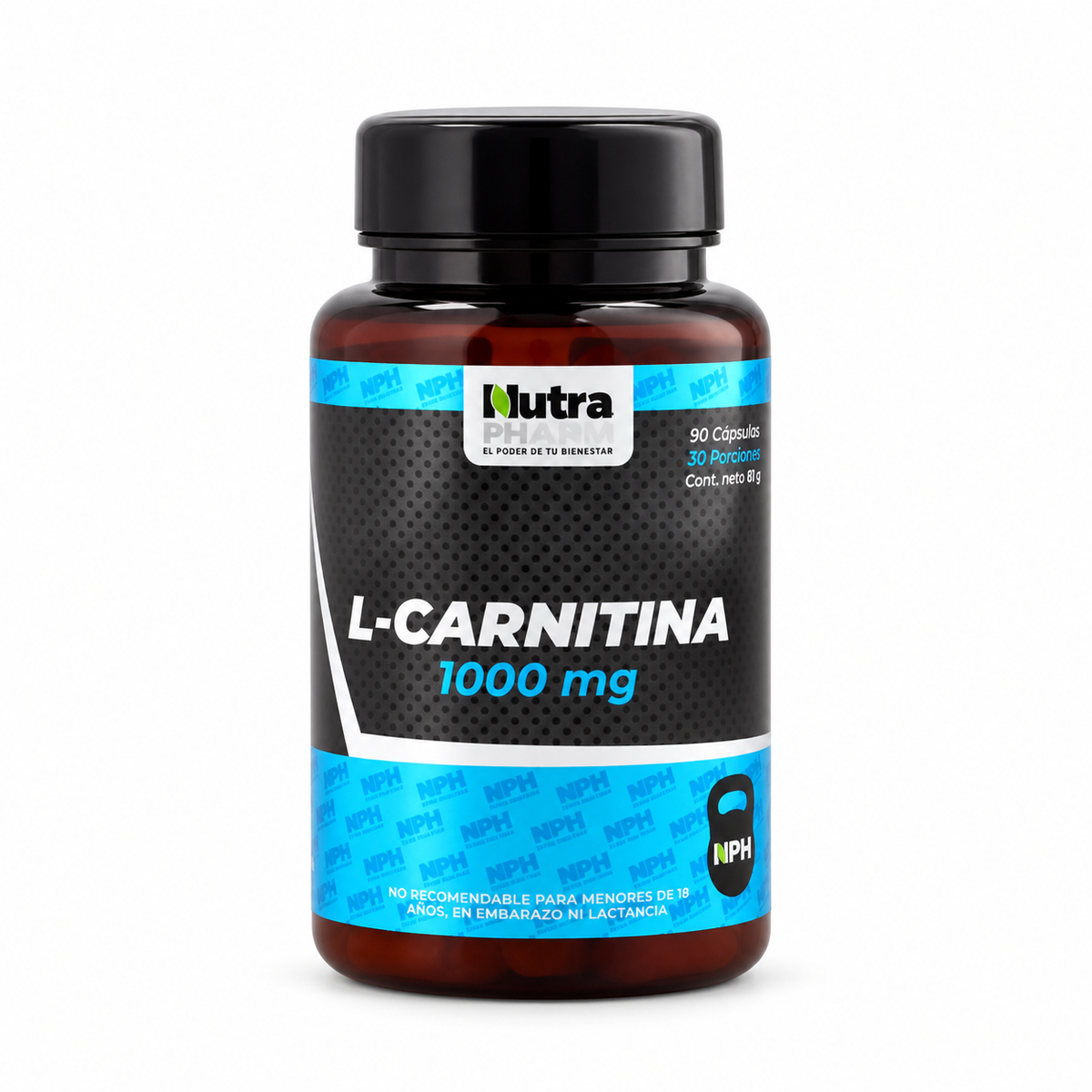 L-Carnitina Nutrapharm 90 Cáps