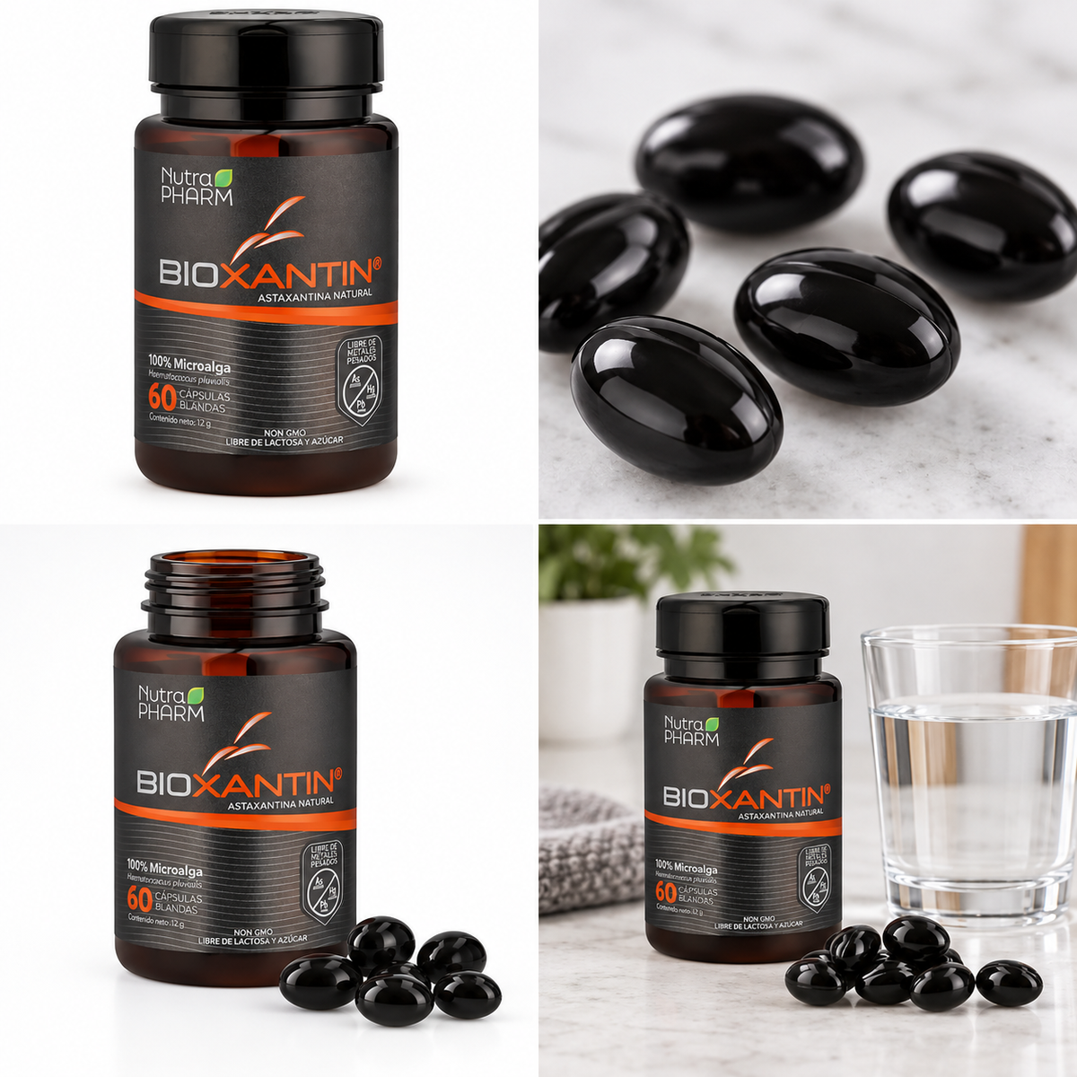 Bioxantin Antioxidante Natural Nutrapharm 60 Cáps