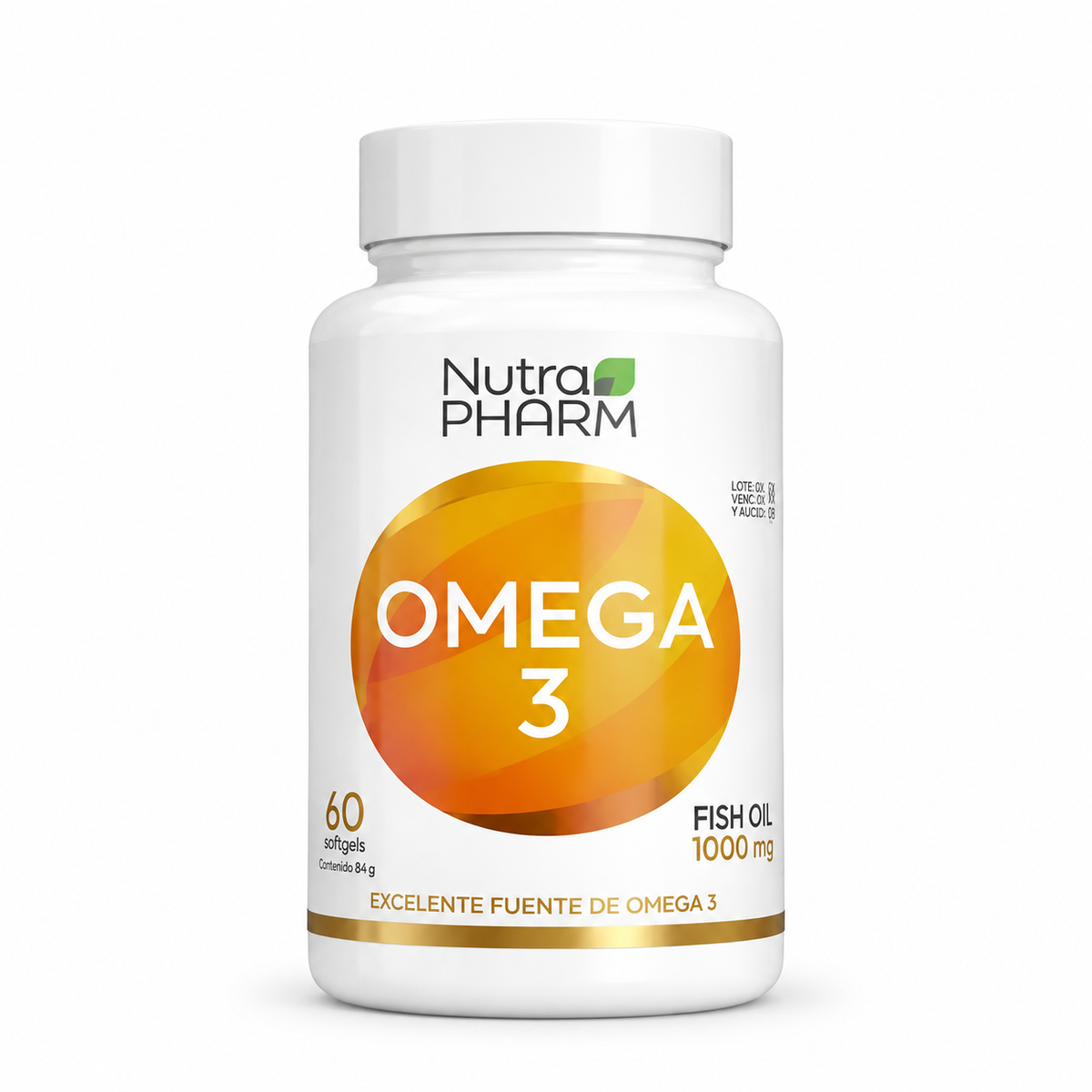Omega 3 180 Epa/120 DHA Nutrapharm 60 Cáps