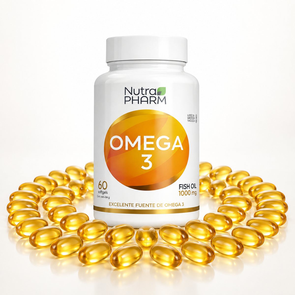 Omega 3 180 Epa/120 DHA Nutrapharm 60 Cáps