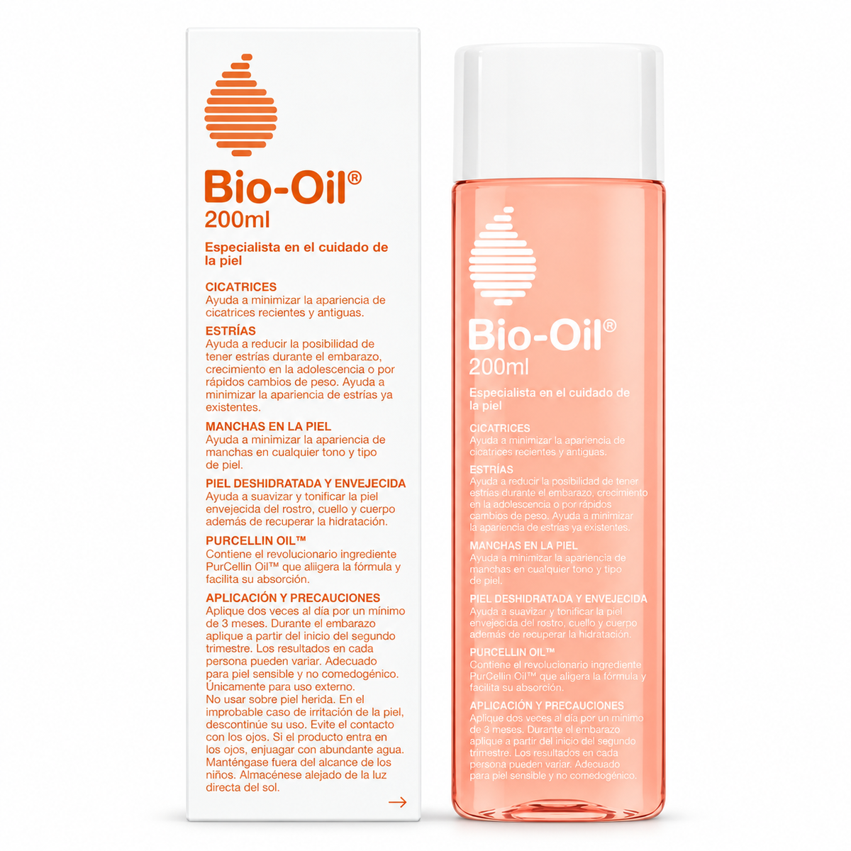 Aceite Corporal para Estrías Cicatrices Manchas Bio-Oil 200 ml