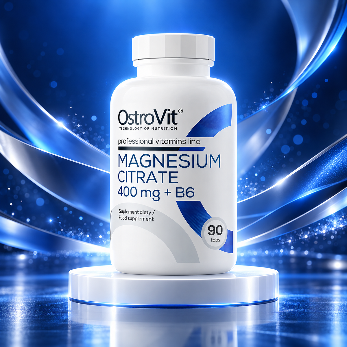 Citrato de Magnesio + Vitamina B6 OstroVit 90 Tabs