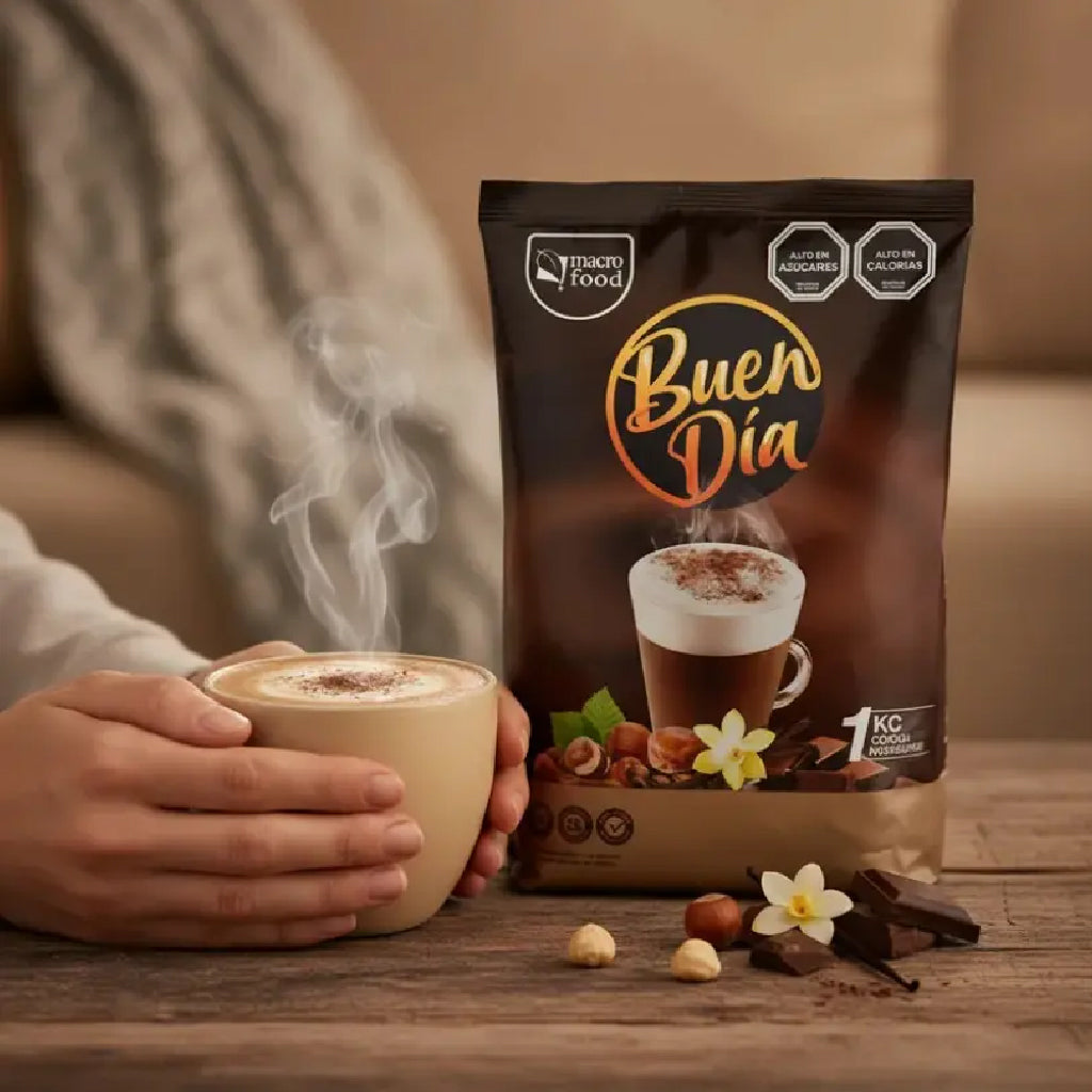 Café Instantáneo para Máquina Ventus y y Vending Buen Día Sabor Capuccino Vainilla 1 Kg