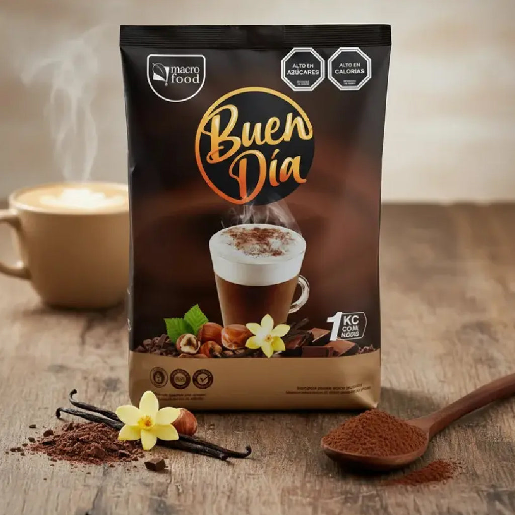 Café Instantáneo para Máquina Ventus y y Vending Buen Día Sabor Capuccino Vainilla 1 Kg