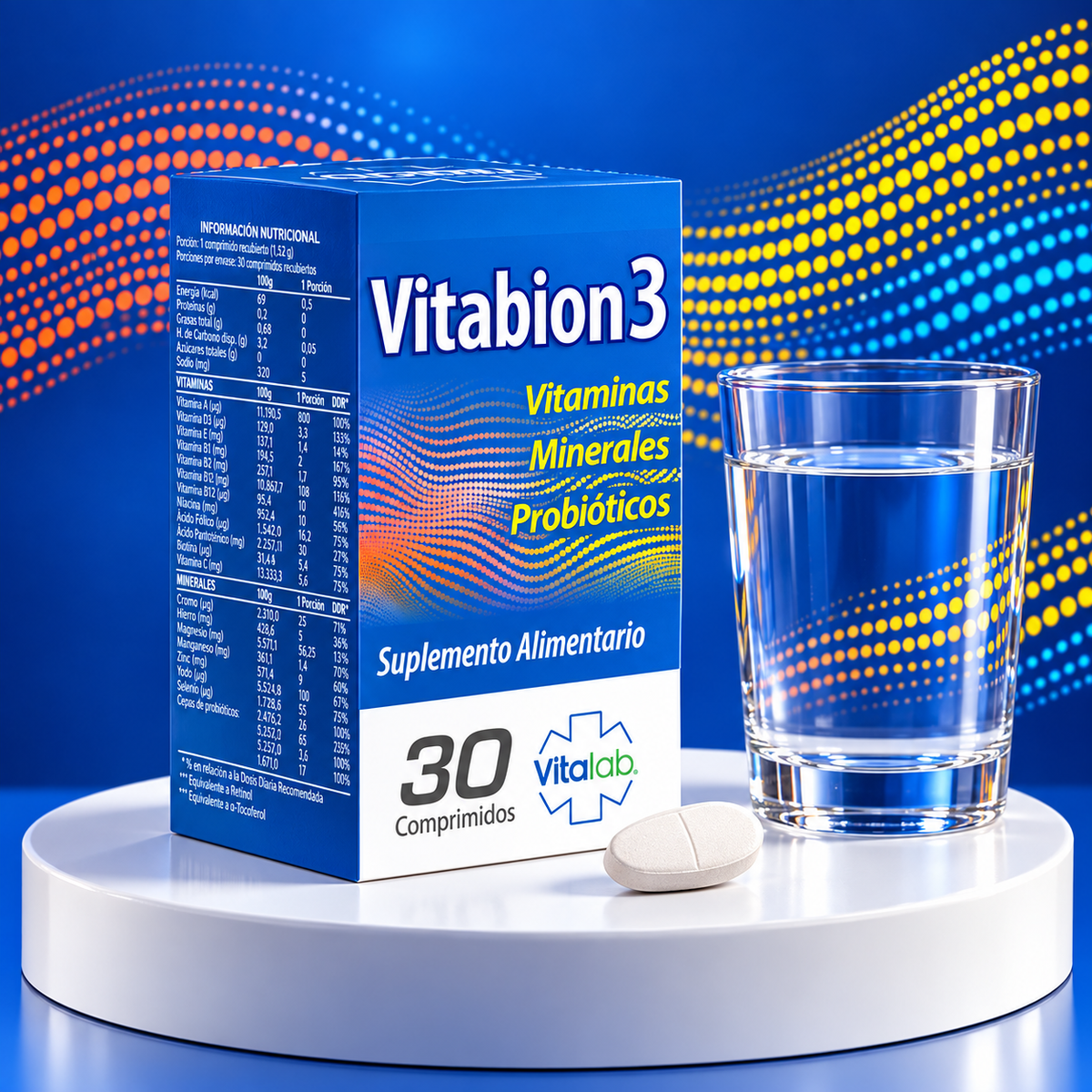 Vitabion 3 Vitalab 30 Cáps