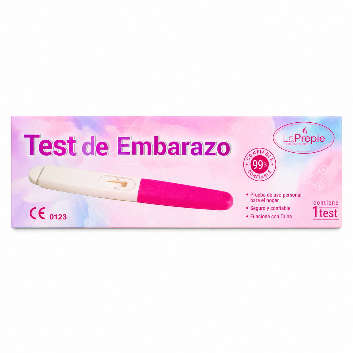 Test de Embarazo La Prepie 99% Confiable 1 Un