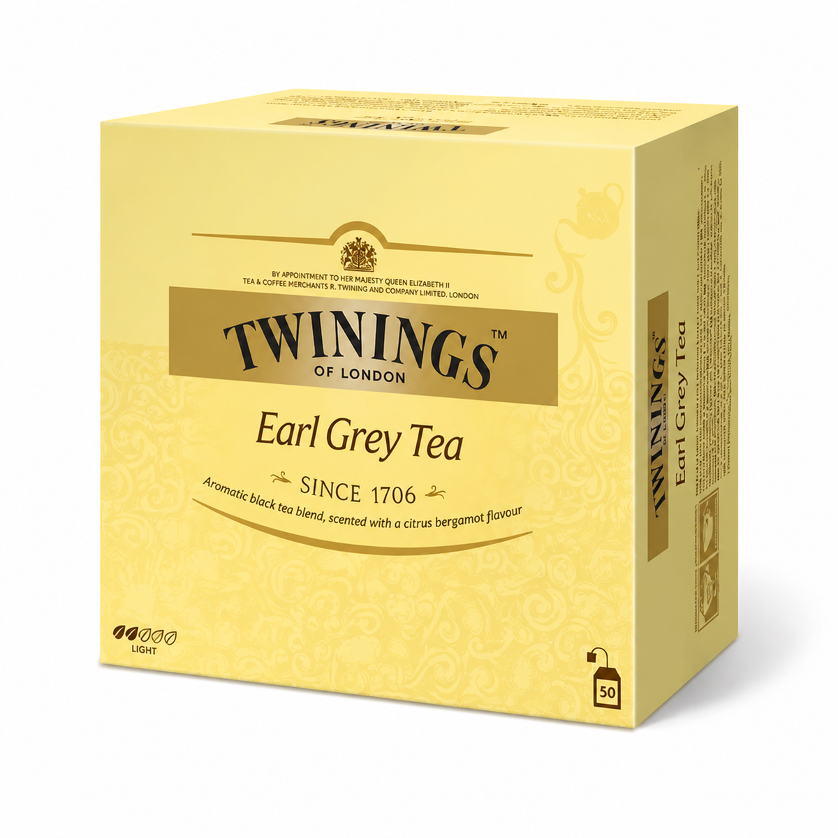 Té Earl Grey Twinings 50 Bolsitas
