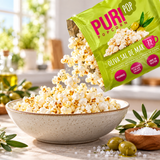 Popcorn Oliva Sal De Mar Vegano Sin Gluten Puri Caja 20 Un de 12 g