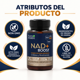 Antioxidante NAD+ Boost Nutrapharm 60 Cáps
