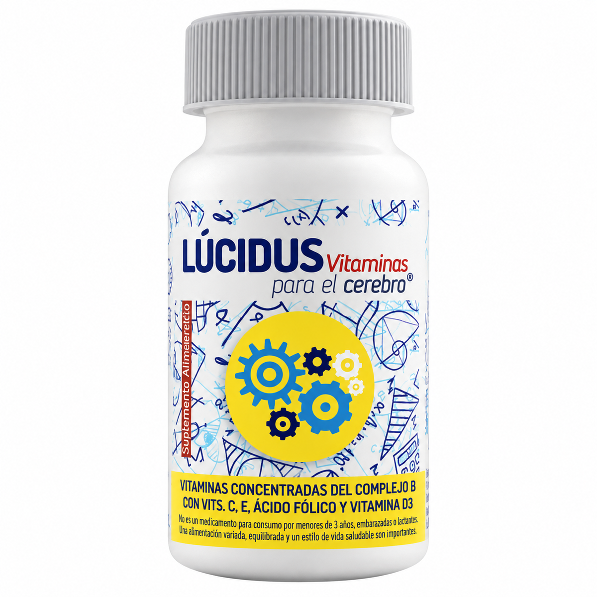 Lúcidus Concentración Vitaminas B, C, D y E Vital & Young 30 Cáps