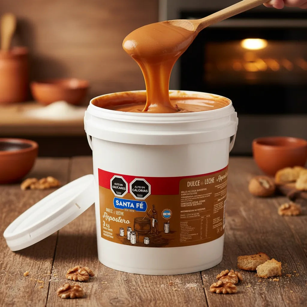 Dulce de Leche Argentino Repostero Santa Fé 3 kg