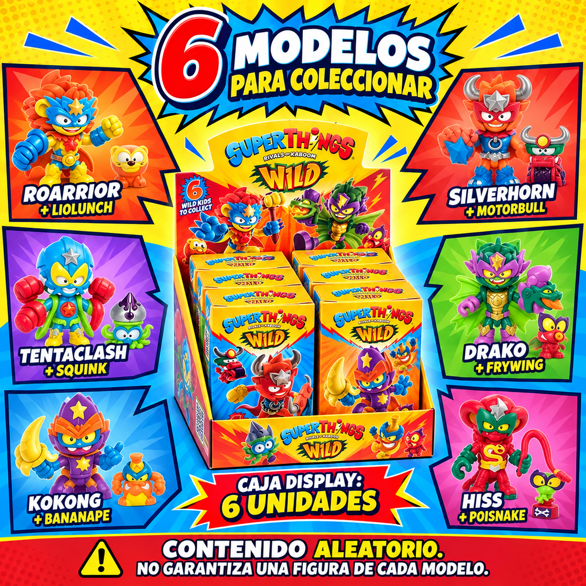 Super Zings Wild Kid Pack x6