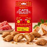 Galletas Rellenas para Gatos Cats Snack Atún y Pollo 16 Un