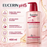Aceite y Gel de Ducha Corporal Eucerin PH5 400 ml