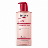 Aceite y Gel de Ducha Corporal Eucerin PH5 400 ml