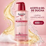 Aceite y Gel de Ducha Corporal Eucerin PH5 400 ml