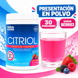 Citriol Citrato de Magnesio Nutrapharm en Polvo Sabor Berries 150 g