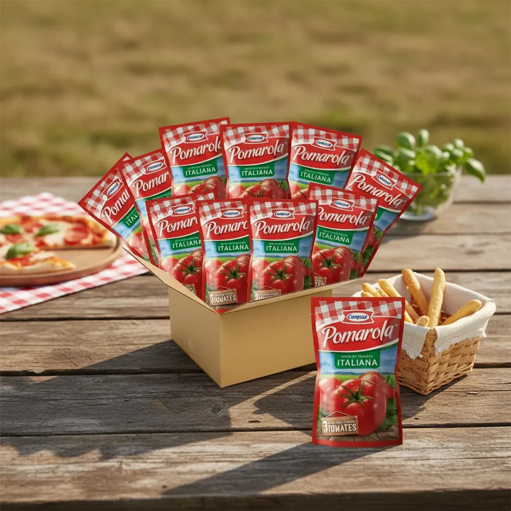 Salsa de Tomate Pomarola Carozzi Caja 24 Un de 200 g