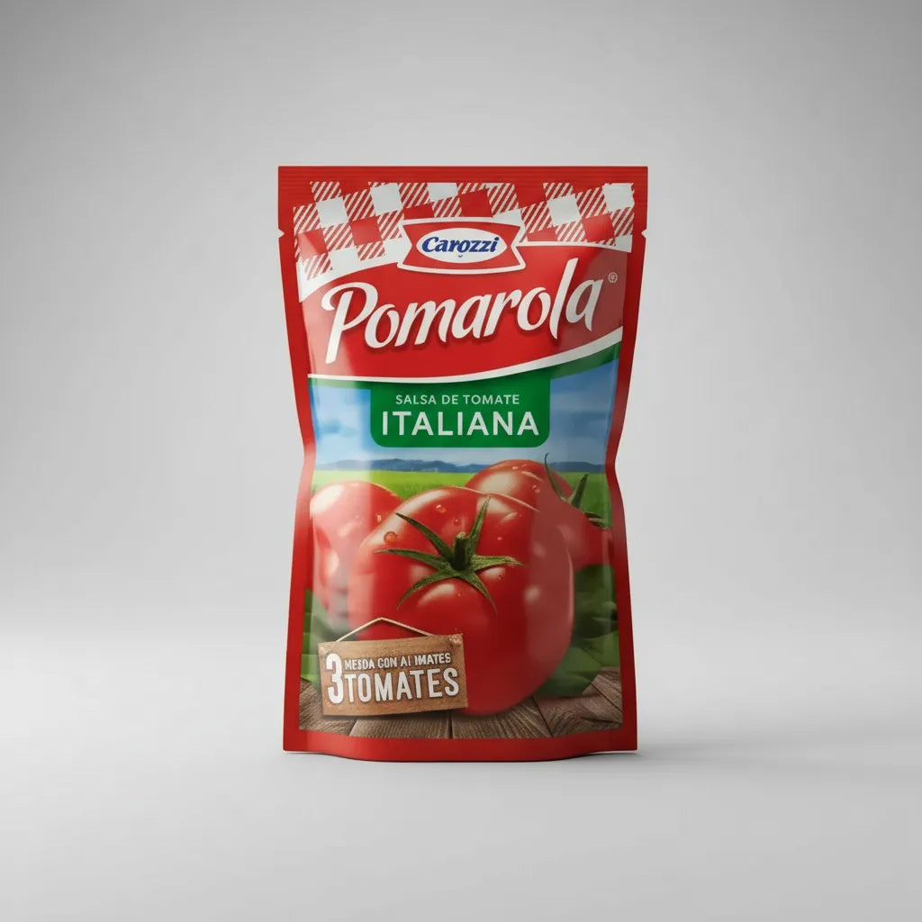 Salsa de Tomate Pomarola Carozzi Caja 24 Un de 200 g