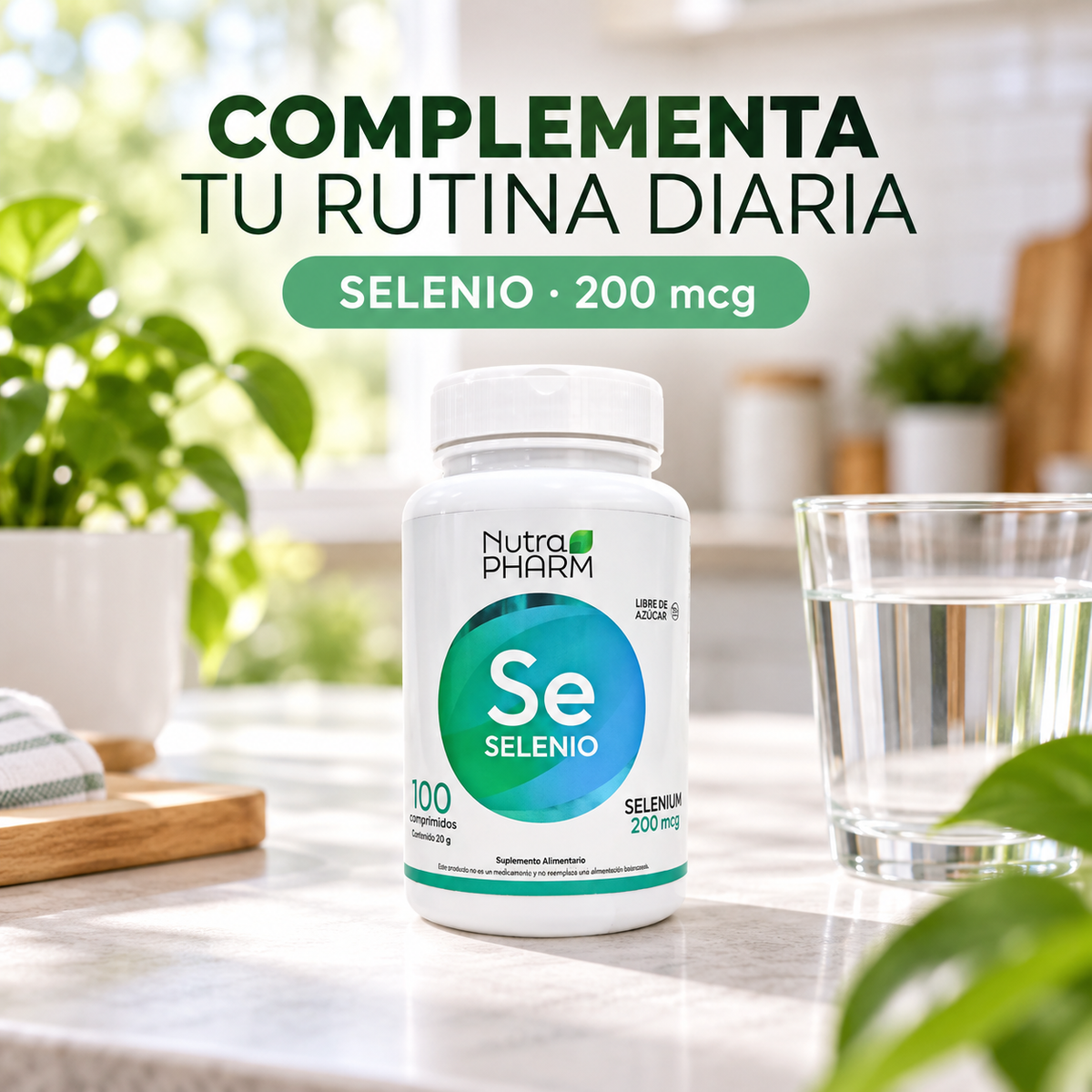 Selenio Nutrapharm 100 Comp