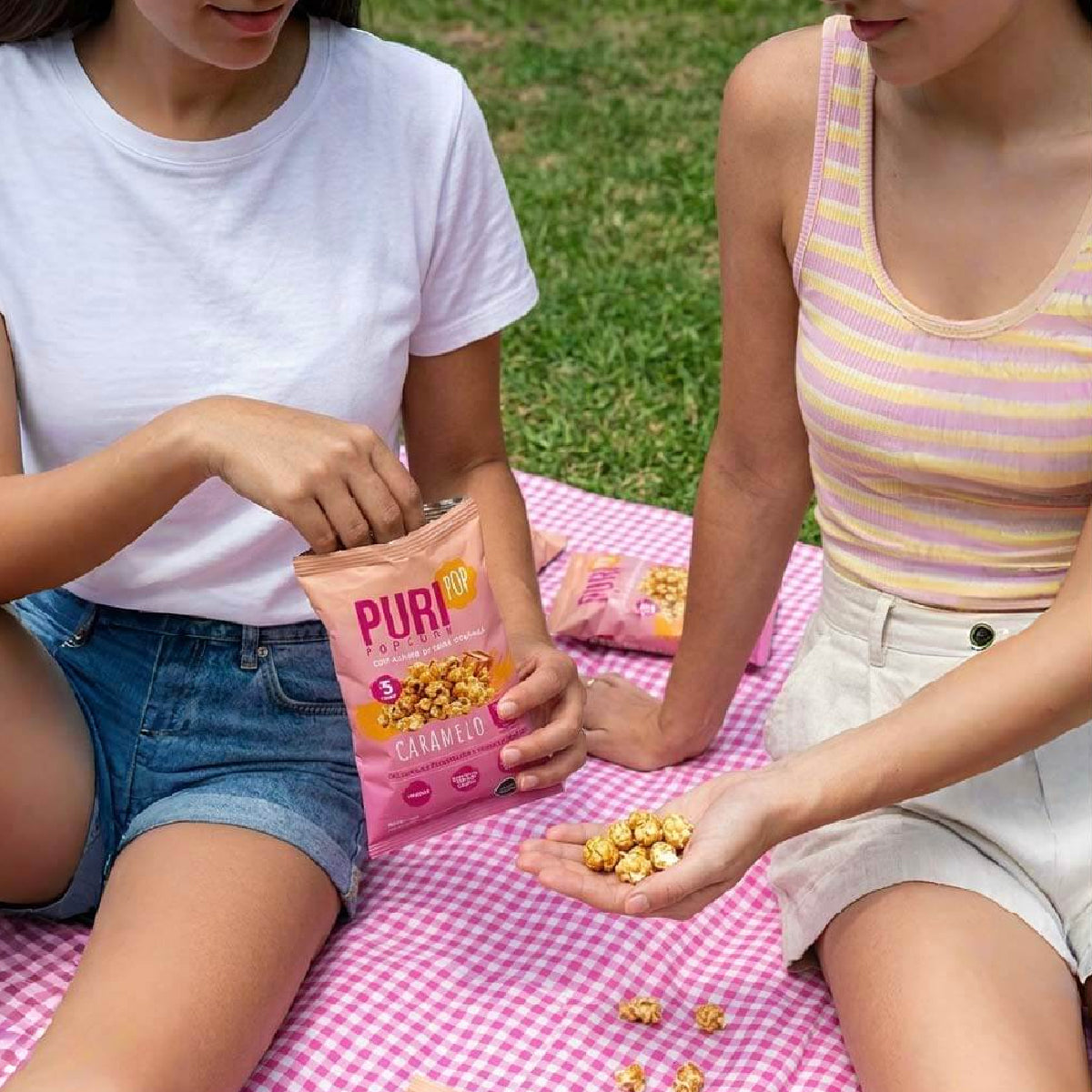 Popcorn sabor Caramelo Puri Caja 20 Un de 25 g
