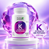 Citrato de Potasio Nutrapharm 60 Cáps